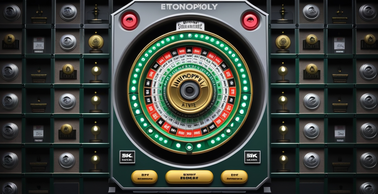 Monopoly Live Evolution tại DEBET — Mr. Monopoly bên cạnh vòng quay, 3D Bonus Round bàn cờ Monopoly thật